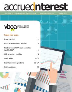 Newsletter Winter 2017